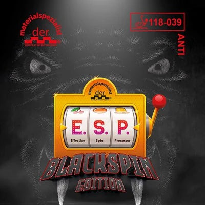 Der Materialspezialist Belag ESP Black Edition