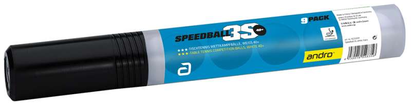 andro Ball Speedball 3S*** 40+ weiß - 3er, 9er, 72er