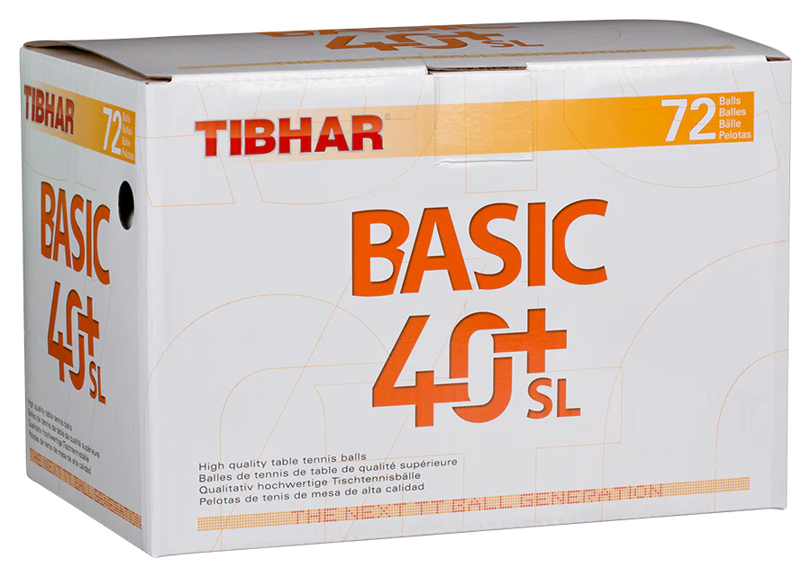 Tibhar Ball Basic 40+ SL weiß