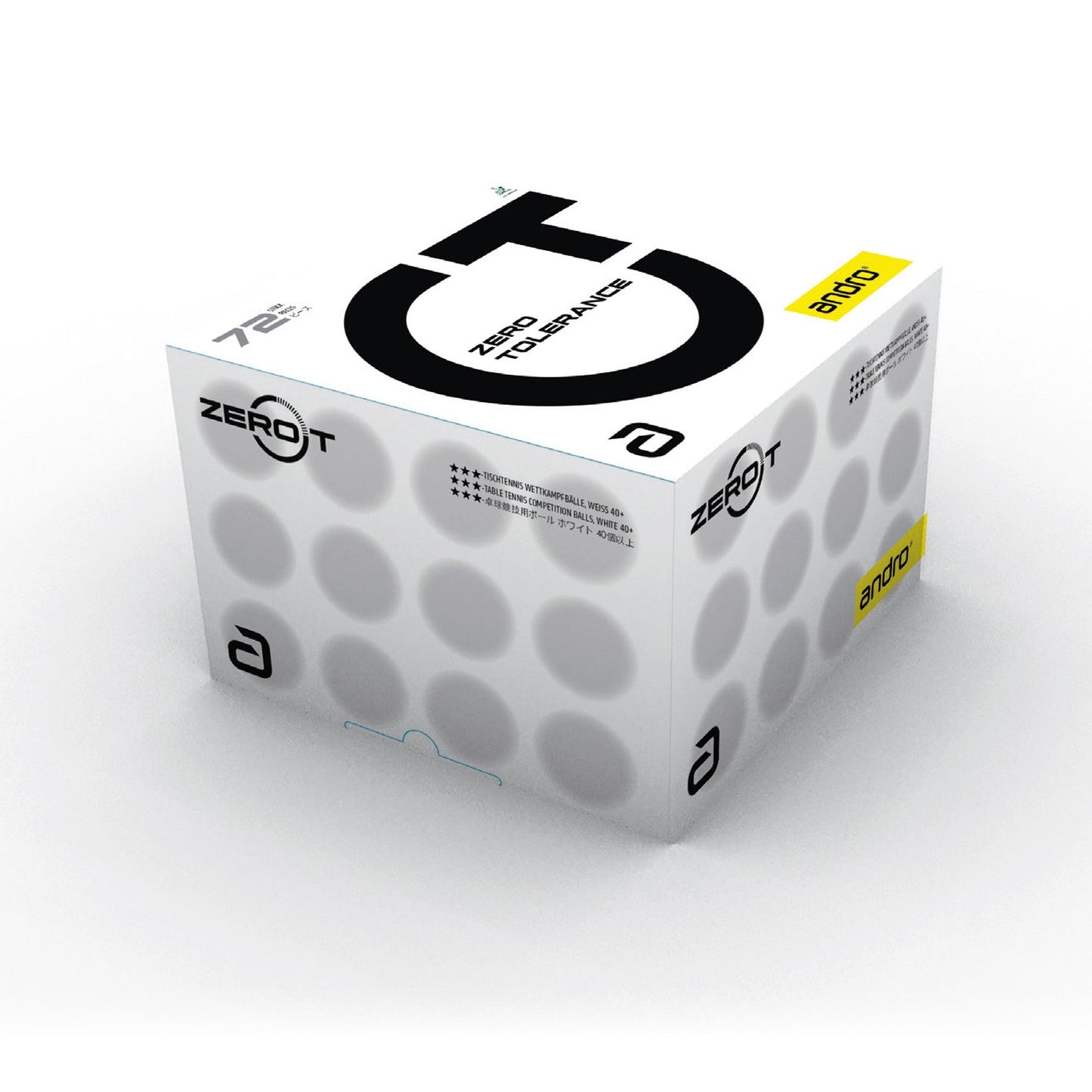 andro Ball ZeroT*** weiß - 3er oder 72er