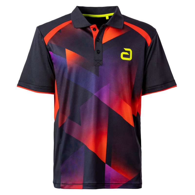 andro Shirt Lanton schwarz/rot