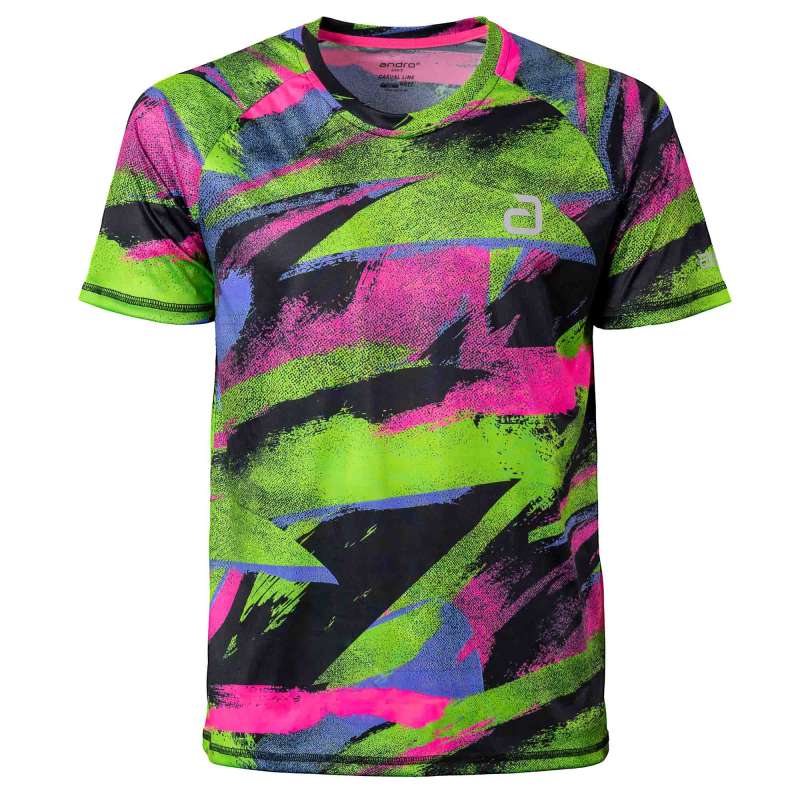 andro T-Shirt Likya grün/graffity